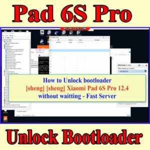 Unlock Bootloader Xiaomi Pad 6S Pro 12.4 Without Waitting (Global Version) (Copy)